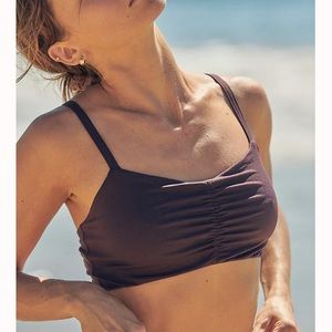 FREE PEOPLE Practice Makes Perfect Bra in Black Raisin